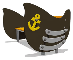 Скамейка детская Лодочка ВСТ 2292/1 для игровой площадки