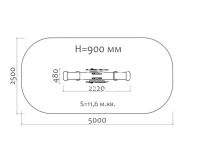 Качели-балансир Рыбка 04116.21 для детской площадки