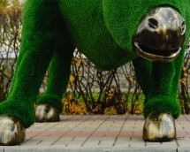 Топиари бык Майкл Брон - газон Eco Топиари бык Майкл Брон - газон Eco