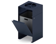 Урна парковая с пепельницей (под анкера) Порядок 2