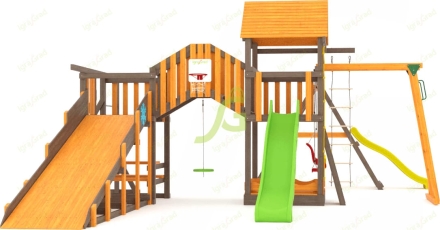 Всесезонная площадка IgraGrad С Мостик 2 SF, фото 3