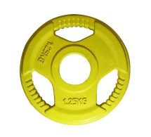 Диск обрезиненный цветной с хватом d 51 мм 1,25 кг. Диск обрезиненный цветной с хватом d 51 мм 1,25 кг.