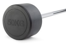 Штанга неразборная обрезиненная 50 кг Прямой гриф Штанга неразборная обрезиненная 50 кг Прямой гриф