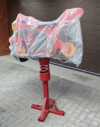 Качалка на пружине Мотоцикл ЗНКЧ 054 для детской площадки, фото 2 Качалка на пружине Мотоцикл ЗНКЧ 054 для детской площадки, фото 2