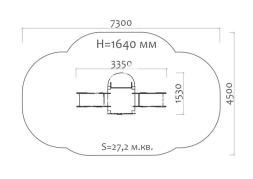 Горка двойная Аленький цветочек 08205 для детской площадки, фото 3