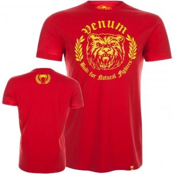 Футболка Venum Natural Fighter Bear - Red, фото 1