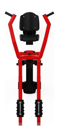 Тяга верхняя с переменной нагрузкой (красный) - Уличный тренажер - СТ 036-11, фото 5