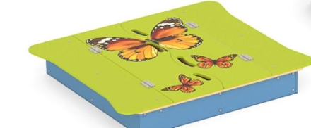 Песочница Romana 057.36.00 с крышкой для детской площадки, фото 2