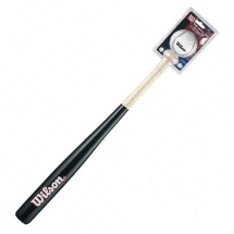 Набор для  бейсбола Wilson &quot;Tee Ball Kit&quot;, деревянная бита 24&quot;, бейсбольный мяч 