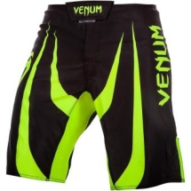 Шорты ММА Venum Predator - Black/Neo Yellow