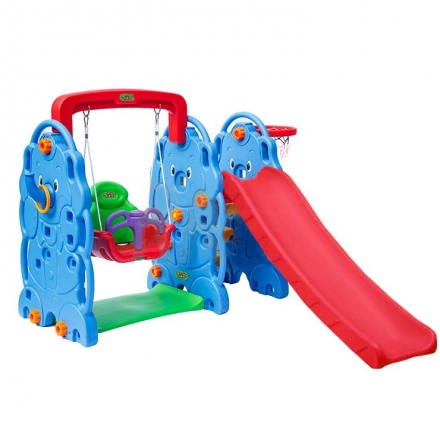 Горка Perfetto Sport PS-030 + качели Слоник, фото 1