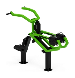 Тяга верхняя с переменной нагрузкой (зеленый) - Уличный тренажер - СТ 036-12, фото 1 Тяга верхняя с переменной нагрузкой (зеленый) - Уличный тренажер - СТ 036-12, фото 1