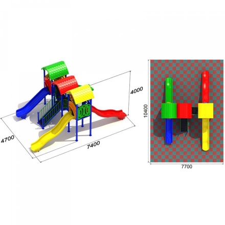 Игровая площадка Холмы 2.1, фото 3