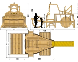 Игровой комплекс TORUDA WOOD Дорожный каток, фото 3 Игровой комплекс TORUDA WOOD Дорожный каток, фото 3