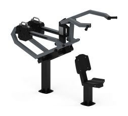 Тяга верхняя с переменной нагрузкой (серый) - Уличный тренажер - СТ 036-13, фото 1 Тяга верхняя с переменной нагрузкой (серый) - Уличный тренажер - СТ 036-13, фото 1