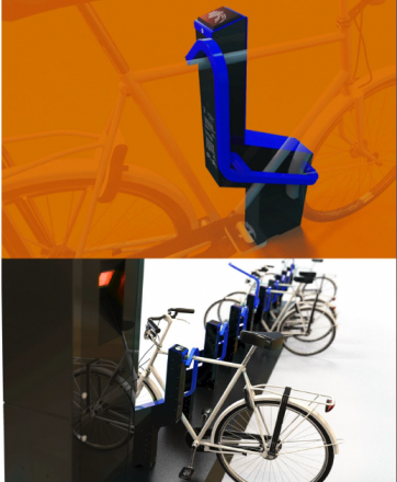 Велопарковка с электронным замком, фото 2