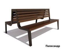 Парковая скамейка Магадан, Лиственница 1,2 м