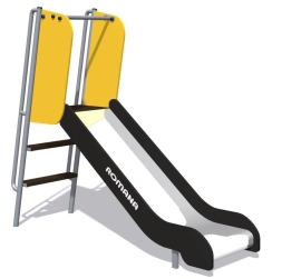 Горка Romana 110.22.00 H=950 для детских площадок, фото 2 Горка Romana 110.22.00 H=950 для детских площадок, фото 2