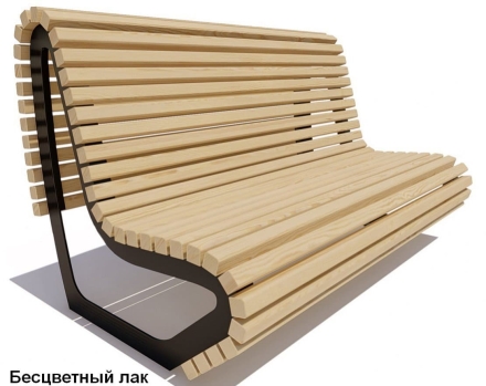 Скамейка парковая Лондон, Лиственница 1,8 м, фото 2