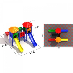 Детская площадка Водопад 2.3, фото 3 Детская площадка Водопад 2.3, фото 3