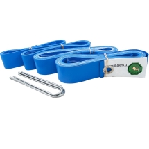 Компл. для разм. площ. для пляж. вол. &quot;EL LEON DE ORO&quot; арт.94995000003,ПВХ,шир.5,0 см,8х16 м, синий