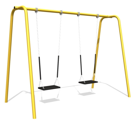 Качели двойные Romana 108.58.00 для детской площадки, фото 2