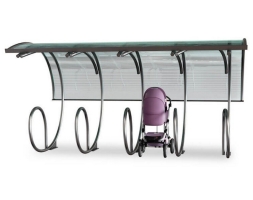 Парковка для колясок и велосипедов с навесом Шасси 2, фото 3