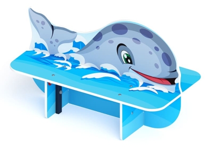 Кит - Скамейка детская - МФ 41.17.01, фото 2