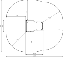 Игровой макет Паровоз ДС004 для детской площадки