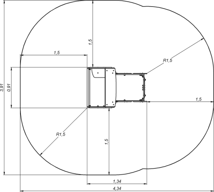 Игровой макет Паровоз ДС004 для детской площадки, фото 4