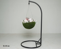 Топиари подвесное кашпо Нино, d = 65 см - газон Deluxe Топиари подвесное кашпо Нино, d = 65 см - газон Deluxe