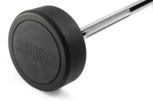 Штанга неразборная обрезиненная 25 кг Прямой гриф Штанга неразборная обрезиненная 25 кг Прямой гриф