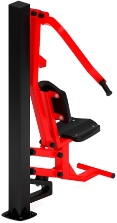 Жим от груди (красный) - Уличный тренажер - СТ 006-11.И1, фото 2