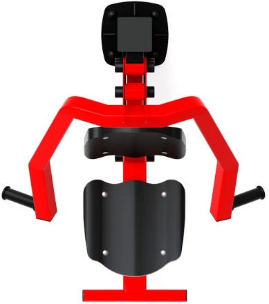 Жим от груди (красный) - Уличный тренажер - СТ 006-11.И1, фото 5