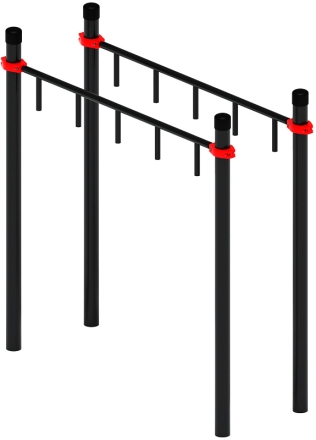 Воркаут ЛОВ 108 красный ВТ 102.10-01, фото 1