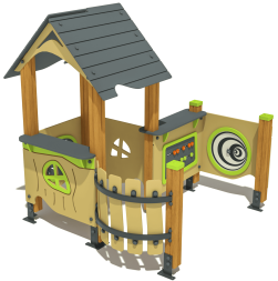 Домик МК тип 2 для детской площадки