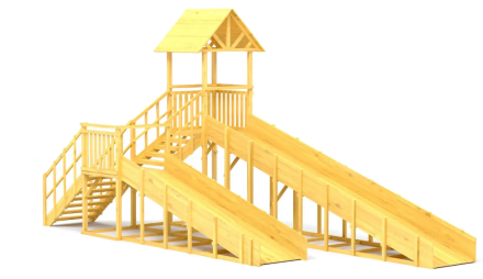 Зимняя горка Савушка Зима Wood 7/2, фото 1