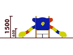 Горка Двойная 08201.21 для детской площадки, фото 2