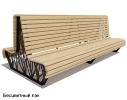 Скамейка уличная Ессентуки, Лиственница 1,2 м, фото 1 Скамейка уличная Ессентуки, Лиственница 1,2 м, фото 1