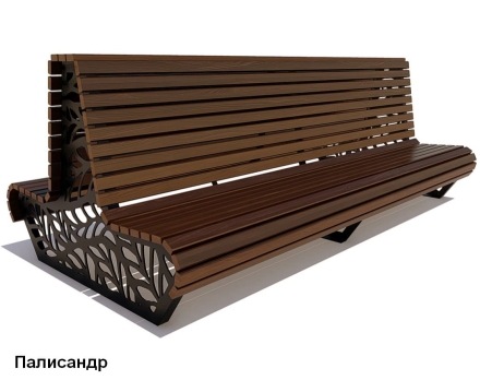Скамейка уличная Ялта, Лиственница 1,5 м, фото 1