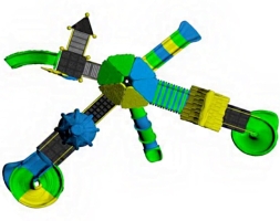 Детский игровой комплекс PS 103, фото 3 Детский игровой комплекс PS 103, фото 3