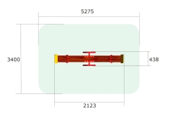 Качалка-балансир Малая КЧ097 для детской площадки, фото 2 Качалка-балансир Малая КЧ097 для детской площадки, фото 2