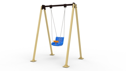 Качели АК с сидушкой со спинкой, фото 4