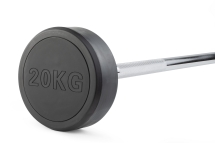 Штанга неразборная обрезиненная 20 кг Прямой гриф Штанга неразборная обрезиненная 20 кг Прямой гриф