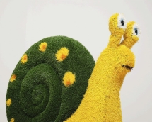 Топиари Улитка садовая, цветная - газон Eco Топиари Улитка садовая, цветная - газон Eco