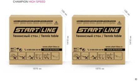 Теннисный стол Champion HIGH SPEED Black, фото 5