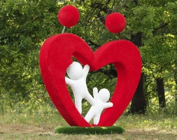 Топиари стела Семья - газон Deluxe+Eco, фото 2