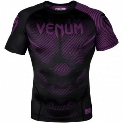 Рашгард Venum NoGi 2.0 Black/Purple S/S, фото 1
