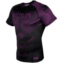 Рашгард Venum NoGi 2.0 Black/Purple S/S, фото 2