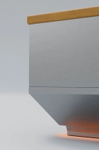 Сибирская купель с боковой печью